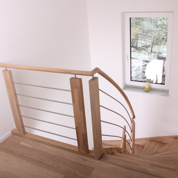 Bezaubernde Eichentreppe