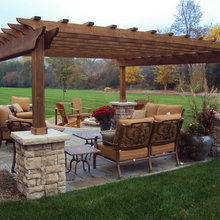 outdoor kitchen