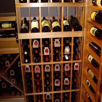 The Completed Custom Wine Cellar in Dallas, Texas, with an Efficient Cooling Sys