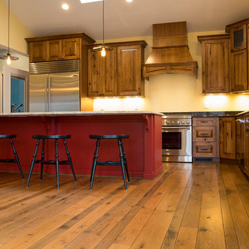 Flooring done in Rustic White Oak hardwood.