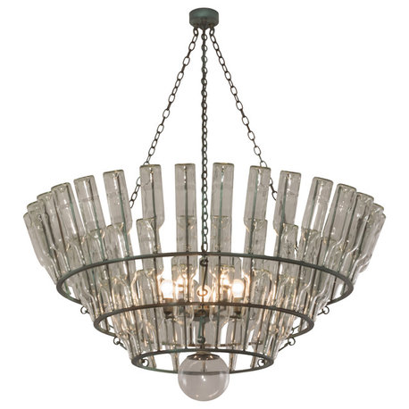 56W Tuscan Vineyard 3 Tier Chandelier