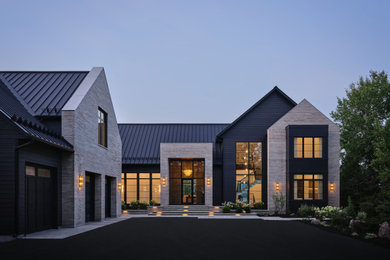 Inspiration for a country exterior home remodel in Toronto