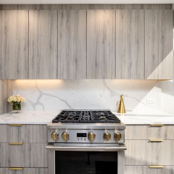 Vine Kitchen and Powder Room: Modern Minimalist Renovation