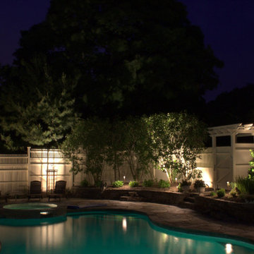 A Great Hilltop Home Lit up for Entertaining and laying back