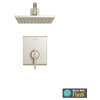 Times Square Shower Only Trim Kit With Cartridge, Brushed Nickel