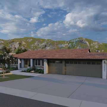Complete Luxury Front & Backyard Design Concept