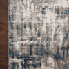 Loloi Spirit Spi-02 Organic and Abstract Rug, Stone and Blue, 9'4"x13'0"