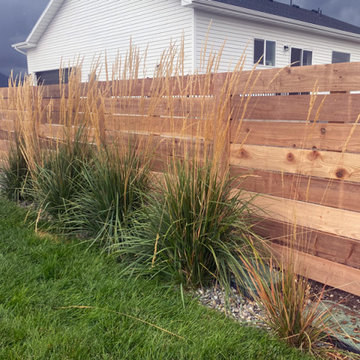 Horizontal Cedar Fence