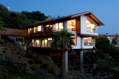 Example of a trendy exterior home design in Los Angeles