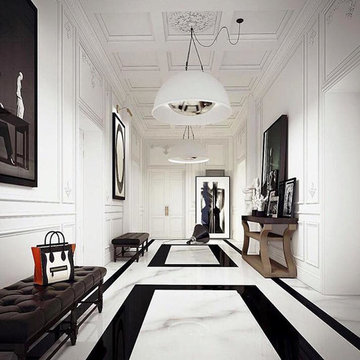Marble Hall, Paneled Walls