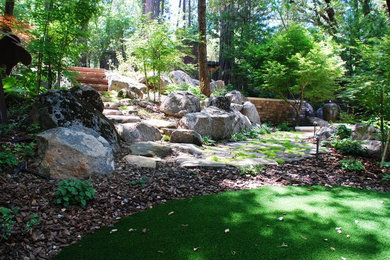 Design ideas for a rustic landscaping in Other.