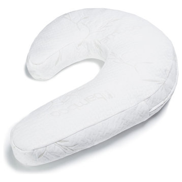 Avana Uno Side Sleeper Memory Foam Snuggle Pillow, Bamboo