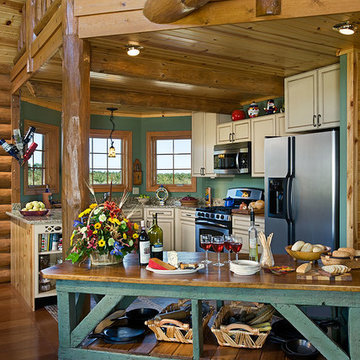 Log Home Kitchens