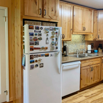 Natural Rustic Alder Kitchen
