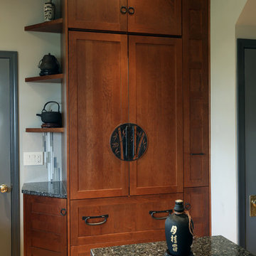 1907 SE Portland Japanese Tansu Style Kitchen Remodel