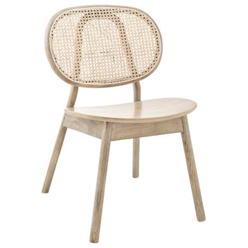 Malina Wood Dining Side Chair, Gray