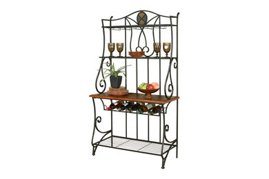 Cramco Ravine Espresso Baker's Rack