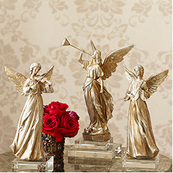 Band of Angels - Set of 3 - New - Holiday Accents And Figurines