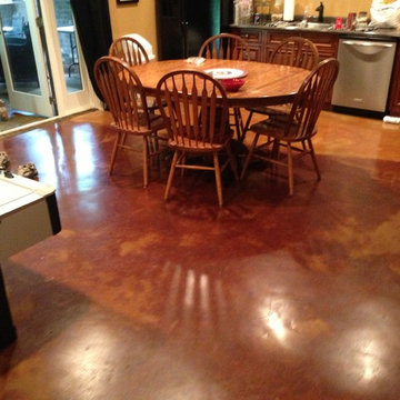 Concrete Acid Stains & Micro-Toppings