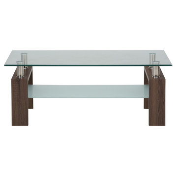 Compass Rectangle Cocktail Table