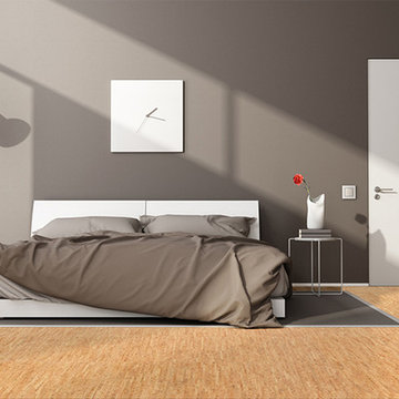 Bedroom Flooring Ideas with Cork Flooring