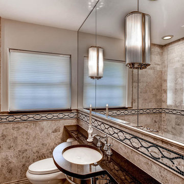 Drama and Distinction in a Master Bath