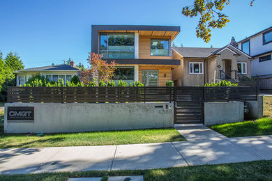 Trendy exterior home photo in Vancouver