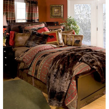 Bear Country Cabin Bedding Set, King