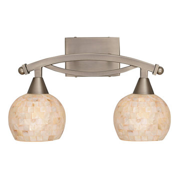 shell bathroom light fixtures