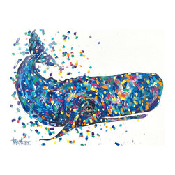 "They Love Their Children Too" Sperm Whale Painting - Paintings