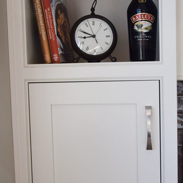 Corner cabinet and pullout options that Maximize Space