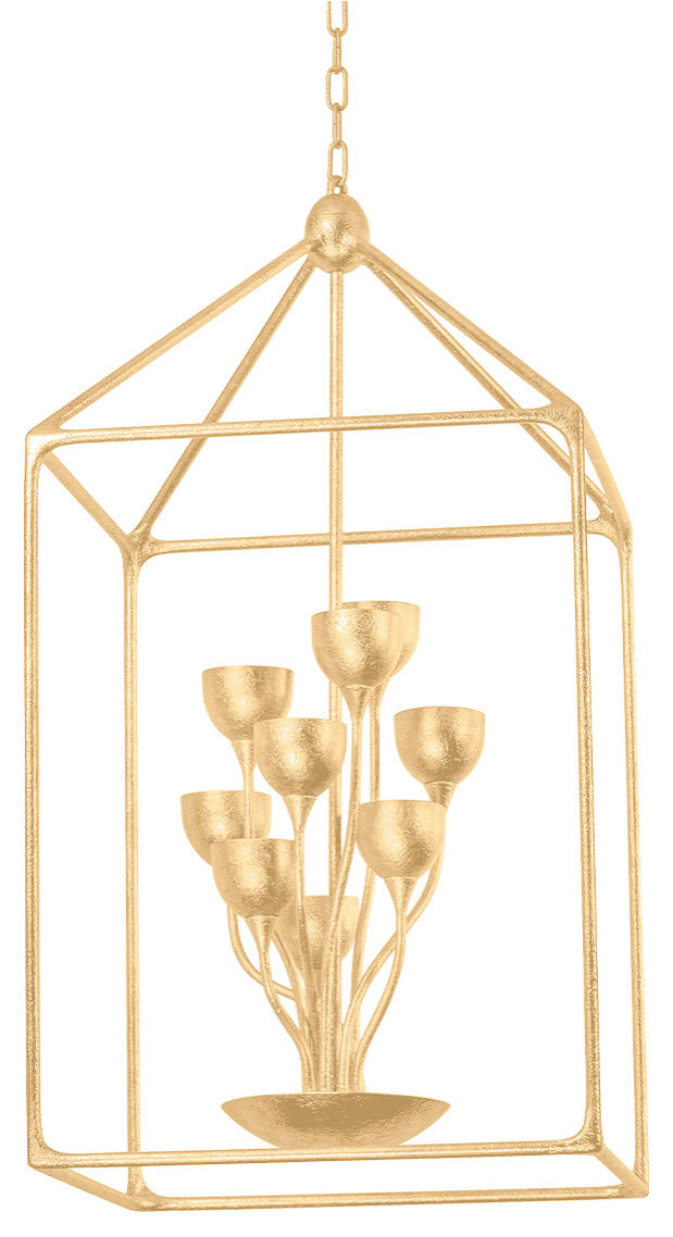 Gold Leaf Lantern