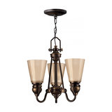 Olde Bronze 3lt Chandelier - 3 x 60W E27