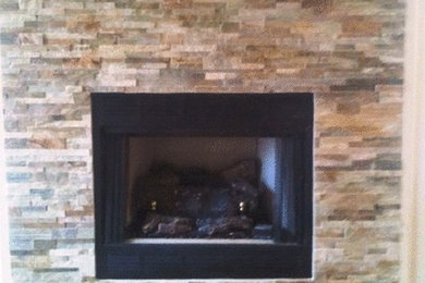 Example of a trendy living room design in Little Rock