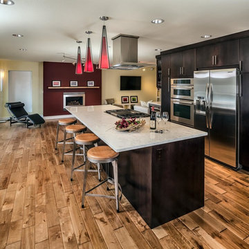 Kitchen to dining area