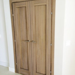 Double Door installation w/ Custom Finish - Interior Doors