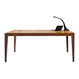 Metaphor | Perfectly Proportioned Writing Desk in Teak Wood with Drawer - Desks And Hutches