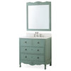 34" Cottage Look Daleville Bathroom Sink Vanity, Matching Mirror