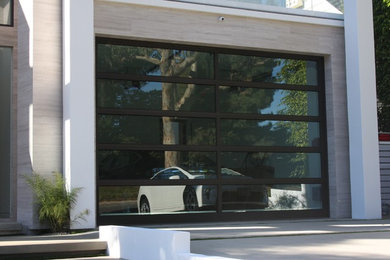 Modern Glass Garage Doors
