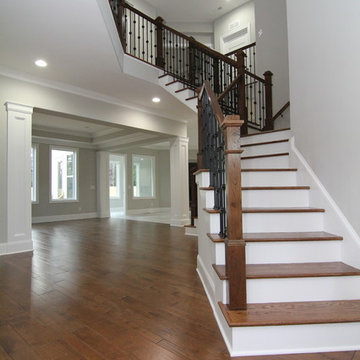Open Concept Dual Staircase