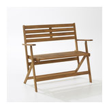 Скамья садовая складная 2-х местная  LA REDOUTE INTERIEURS