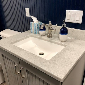 Dura Supreme Craftsman Beaded Cambria Summerhill Painted Cabinets