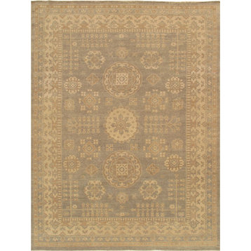 Pasargad Khotan Collection Hand-Knotted Lamb's Wool Area Rug-10' 2" X 14' 1"