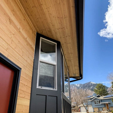New Wood Accent and Dark Siding in Boulder, CO