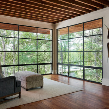 Fine Grain European Plaster Walls in Hill Country Home