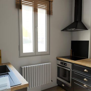 3D d'un appartement en rénovation pour Bertrand Gambier Concepteur Rouen