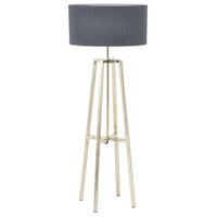 Sunset Lewis Floor Lamp, Nickel