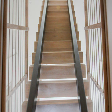 Project #66 | Modern Staircase with Twin Metal Stringers