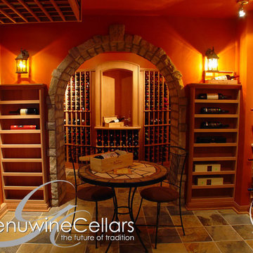 Collector’s Edition - Traditional Wood Wine Storage by Genuwine Cellars