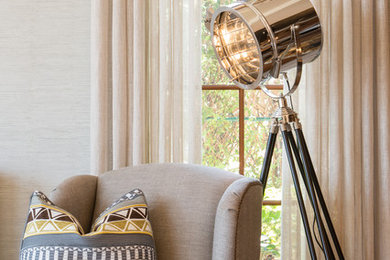 Home office - transitional home office idea in Miami